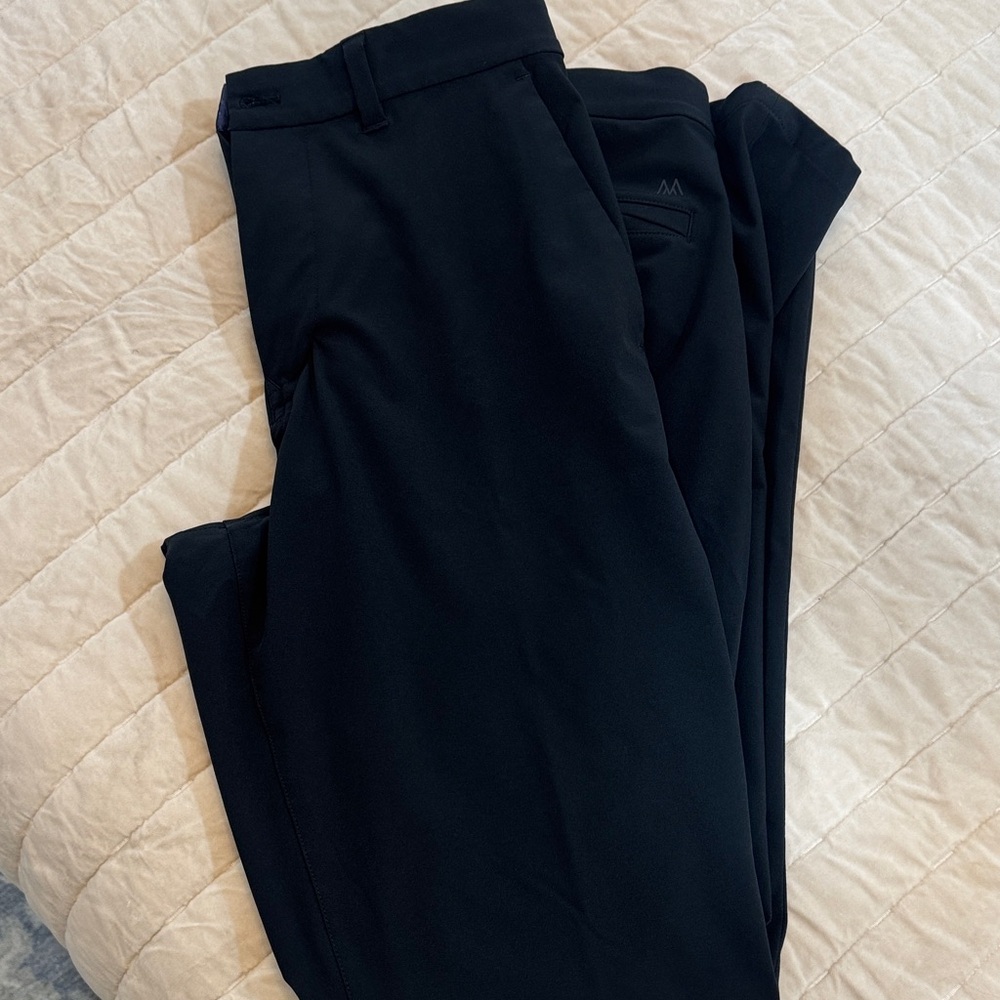 Mizzen+Main Classic Black Dress Pants